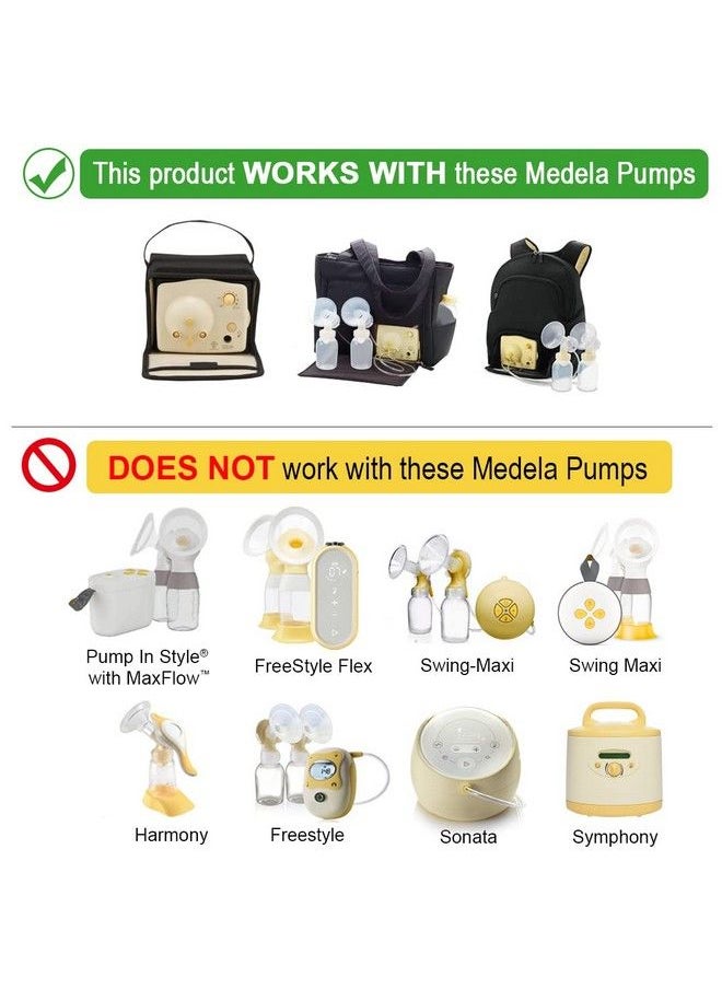 Maymom Breast Pump Kit Compatible With Medela Pump In Style Advanced Pump; 2Xtwopiece 21Mm Breastshield 2 Valve 4 Membrane 2 Replacement Tubing; Replacement Part For Medela Shield Medela Valve  - Image 4