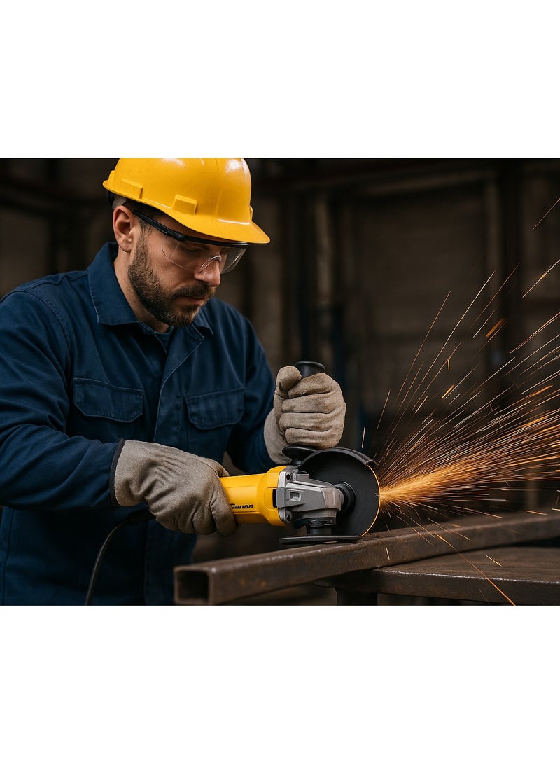 Conan Professional Electric Angle Grinder – 1100 W, 4.5 Inch, 220V – For Cutting and Sanding Tasks. - Image 4