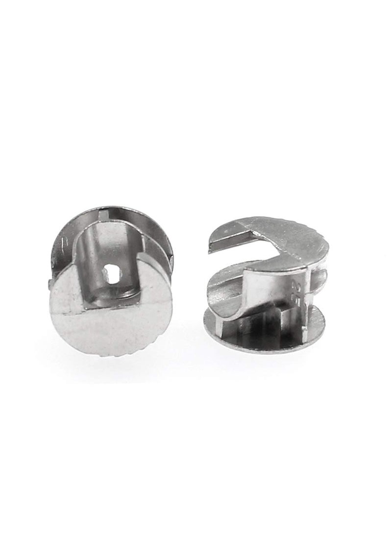 TOUHIA TOUHIA 15mm Zinc Alloy Furniture Connecting Cam Lock Nut30Pcs  - Image 3