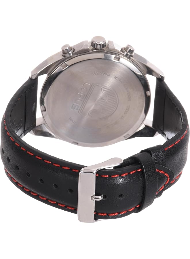 لوراس ساعة رياضية رجالية كوارتز تناظرية بسوار جلدي Rt369Gx9 - Image 3