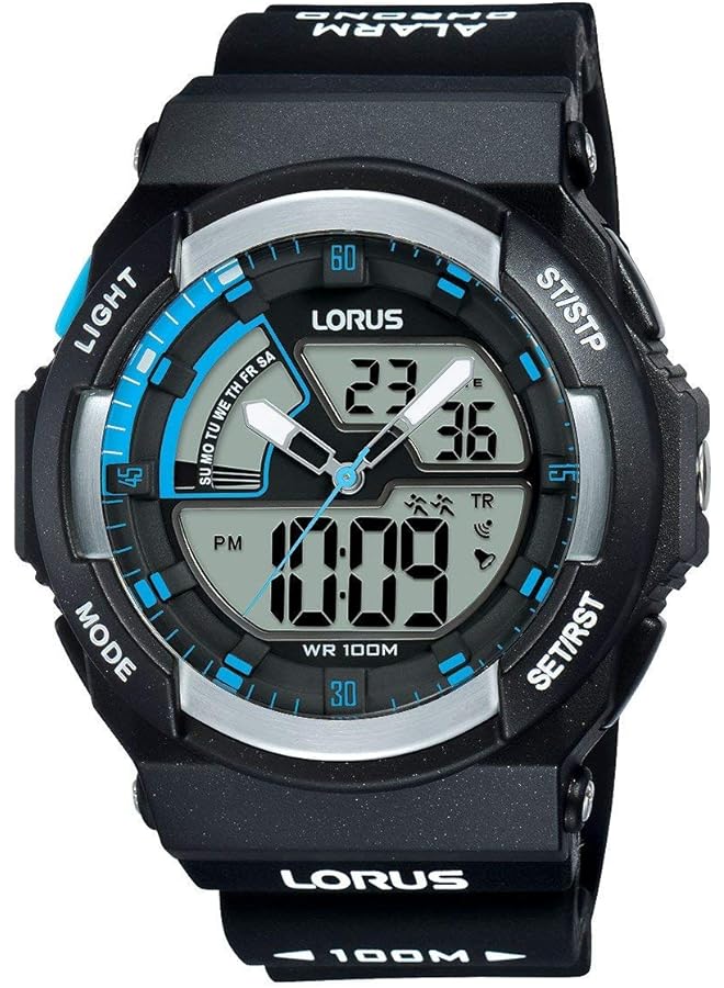 LORUS Sports Silicone Strap Digital Men Watch R2323Mx9 - Image 1