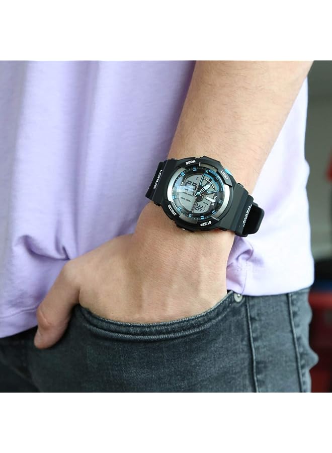 LORUS Sports Silicone Strap Digital Men Watch R2323Mx9 - Image 2