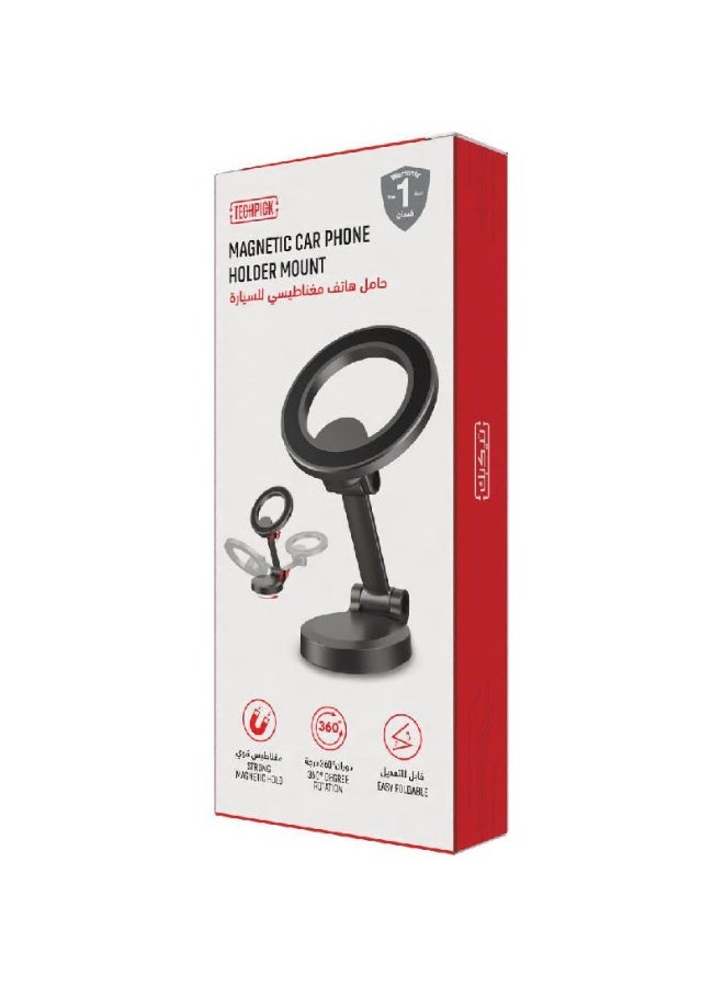 Techpick Magnetic 360 Degrees Adjustable Car Mount Smartphone Car Accessory - Image 2