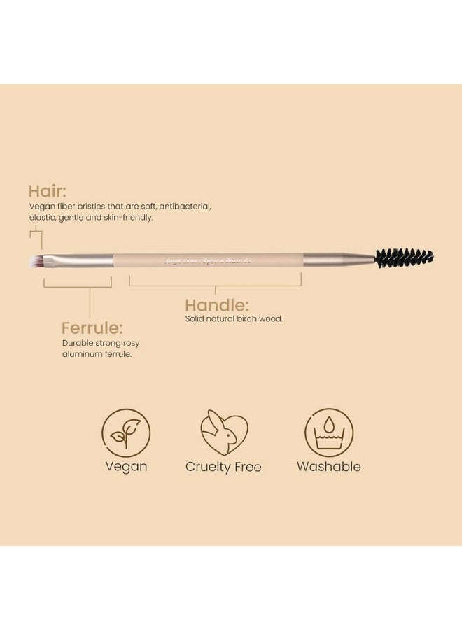 Milagro Beauty 2-In-1 Spoolie Brush 63, Dual-Ended Eyebrow & Eyelash Grooming Brush For Eye Brow Powders, Waxes & Gels, Highlighting Brows | Ideal For Defining Eye Makeup - Image 5
