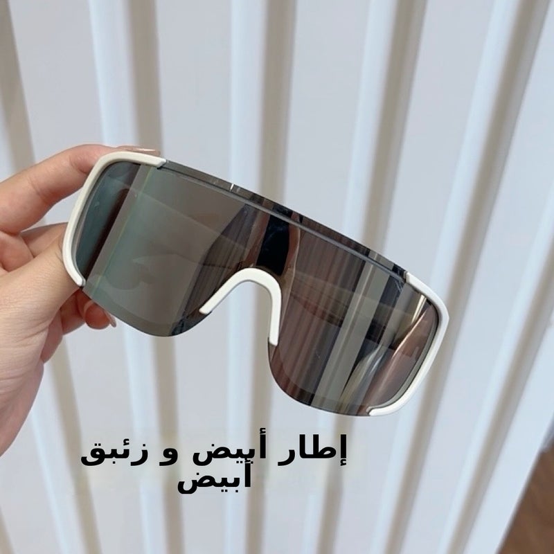 نظارات شمسية رياضية فاخرة للرجال والنساء - إطار خفيف الوزن من البولي كربونات بحماية UV400، نظارات ركوب دراجات مقاومة للرياح مع تصميم مانع للانزلاق، مناسبة للقيادة والركض والأنشطة الخارجية