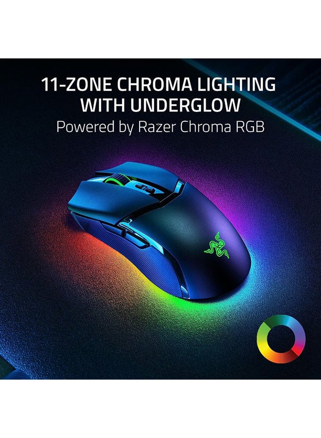 Razer Cobra Pro Wireless Gaming Mouse: 10 Customizable Controls - 11-Zone Chroma RGB Lighting - 30K Optical Sensor - Gen-3 Optical Switches - Bluetooth and & USB Type C - Up to 170 Hr Battery - Black I RZ01-04660100-R3G1 - Image 3