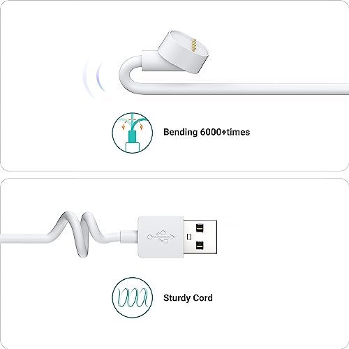 TUSITA 10ft Power Cord Compatible Google Nest Cam Outdoor or Indoor Camera - White, 3M - Image 4