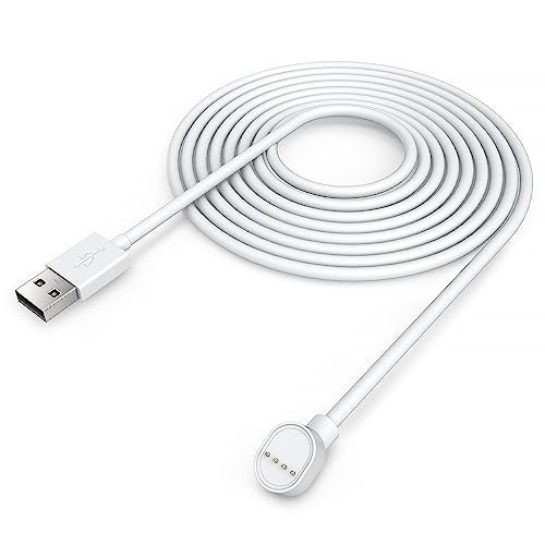 TUSITA 10ft Power Cord Compatible Google Nest Cam Outdoor or Indoor Camera - White, 3M - Image 1