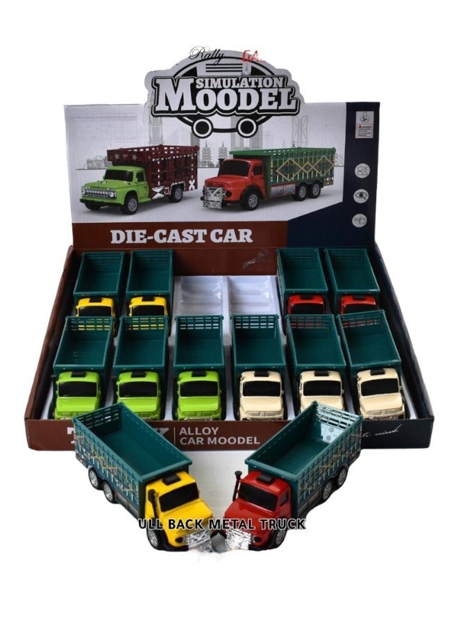Toy Box Die Cast Mini Pull Back Truck for kids -1pc  - Image 3