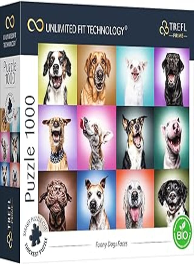 Trefl Puzzles - "1000 UFT" - Funny Dogs Faces_FSC Mix 70% 10706