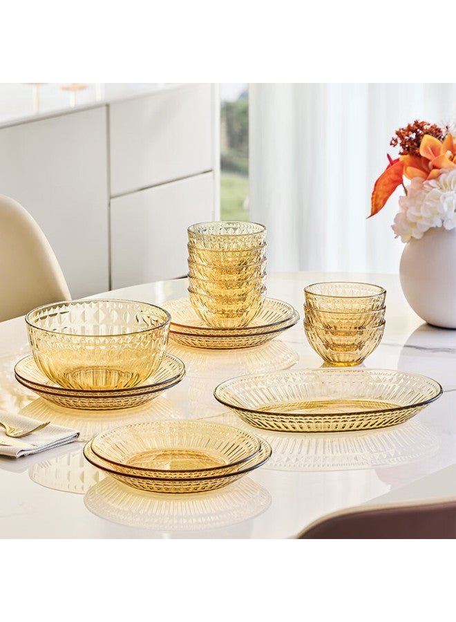 Visions Glass Bowl Set Of 2 High-temperature Resistant Glass Rice And Soup Bowls Microwave And Oven Safe Dinnerware Set - Image 1