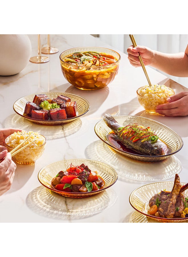 Visions Glass Bowl Set Of 2 High-temperature Resistant Glass Rice And Soup Bowls Microwave And Oven Safe Dinnerware Set - Image 2