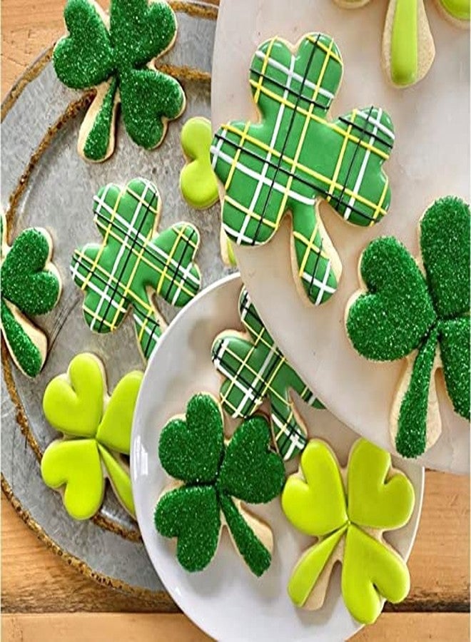 Q-BAKER Clover Cookie Cutter Set,4-Piece Irish Shamrock Cookie Cutter Set,Patrick's Day (3leaf clover) - Image 4