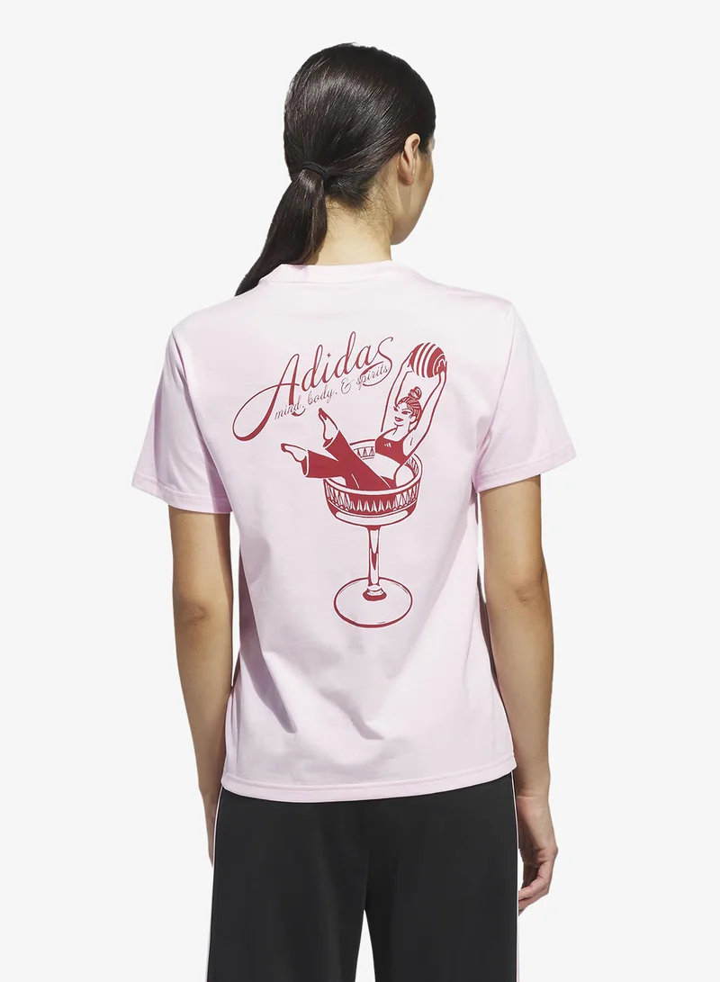 Adidas Mind Body & Spirit Graphic T-Shirt