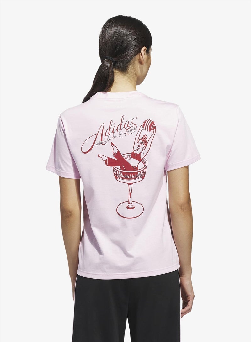 Adidas Mind Body & Spirit Graphic T-Shirt - Image 2