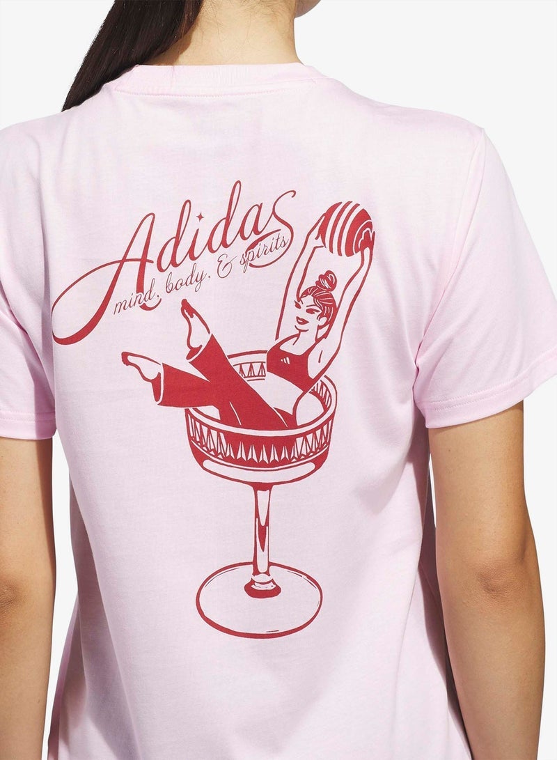 Adidas Mind Body & Spirit Graphic T-Shirt - Image 3