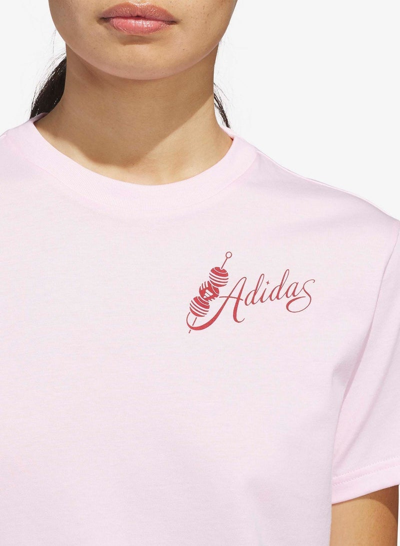 Adidas Mind Body & Spirit Graphic T-Shirt - Image 4