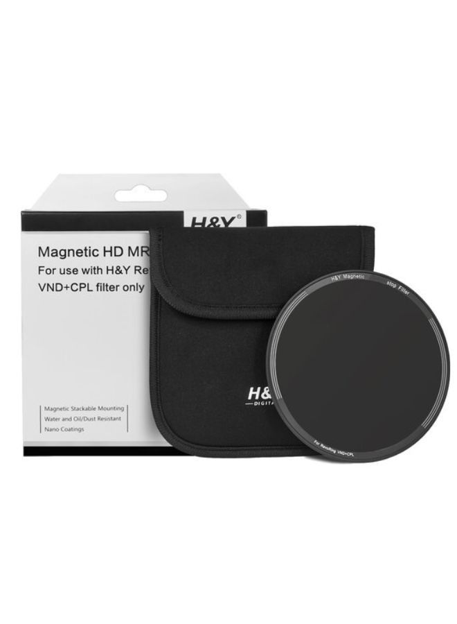H&Y Filters ND400 Magnetic Clip-On Filter for RevoRing (58-77mm) - Image 2