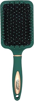 Glam Up GlamUp Paris Maxi Square Hairbrush Green Rose Gold Detangling Hairbrush with Handle Maxi Brush with Square Gusset Model 26 x 9 x 35 cm Green Rose Gold - Image 1