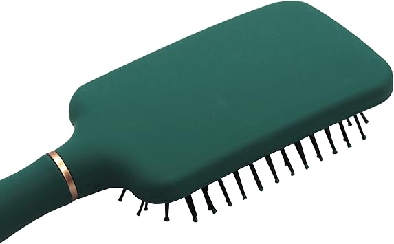 Glam Up GlamUp Paris Maxi Square Hairbrush Green Rose Gold Detangling Hairbrush with Handle Maxi Brush with Square Gusset Model 26 x 9 x 35 cm Green Rose Gold - Image 5