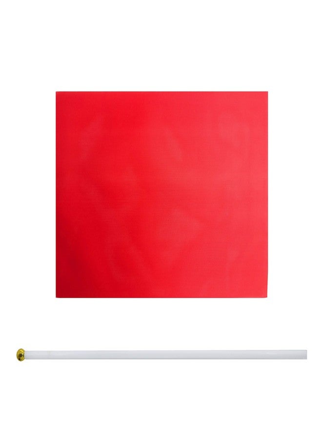 WXTWK 50 Pack Solid Red Flag Small Mini Plain Red DIY Color Flags On Stick,marking decoration supplies,Grand Opening,Kids Birthday,Party Events Celebration - Image 4