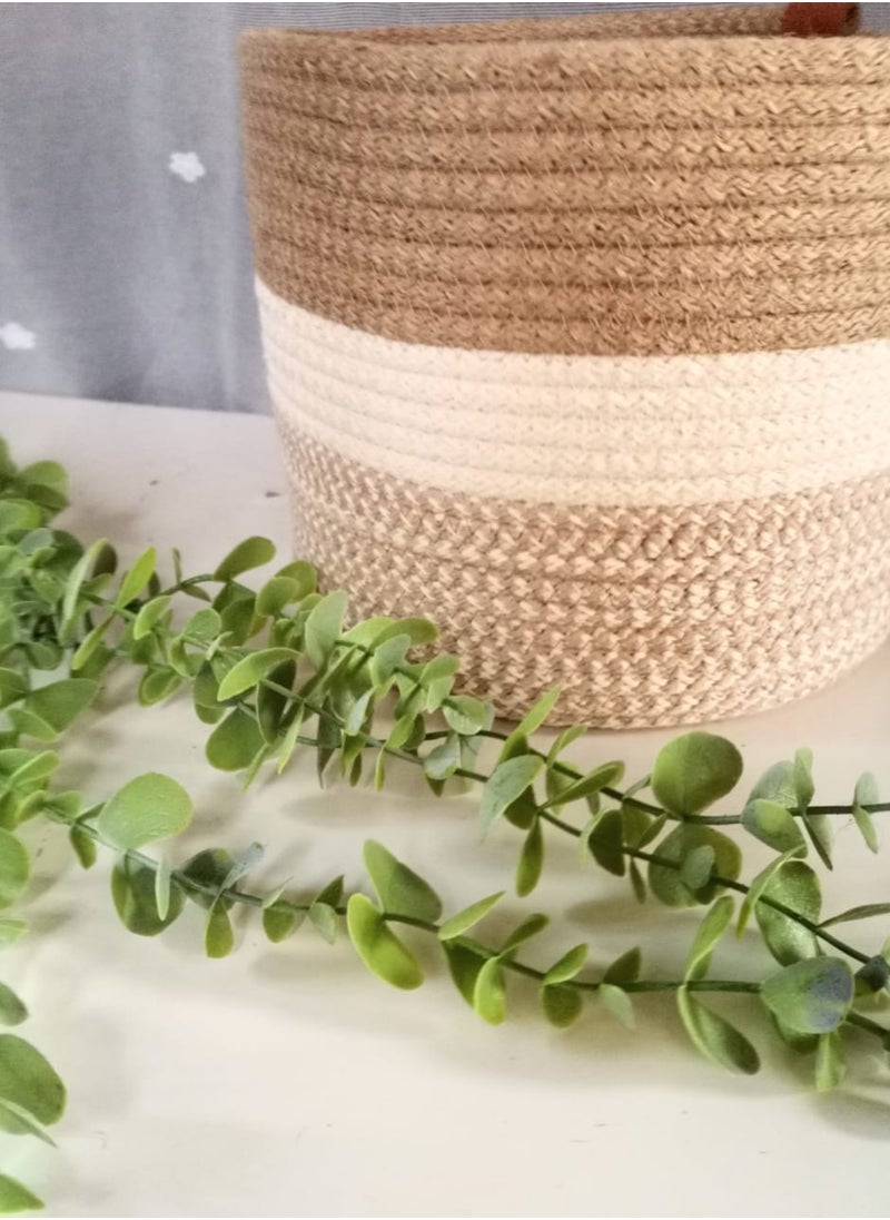 Generic Boho decor - jute & cotton plant pot 30 CM  - Image 2