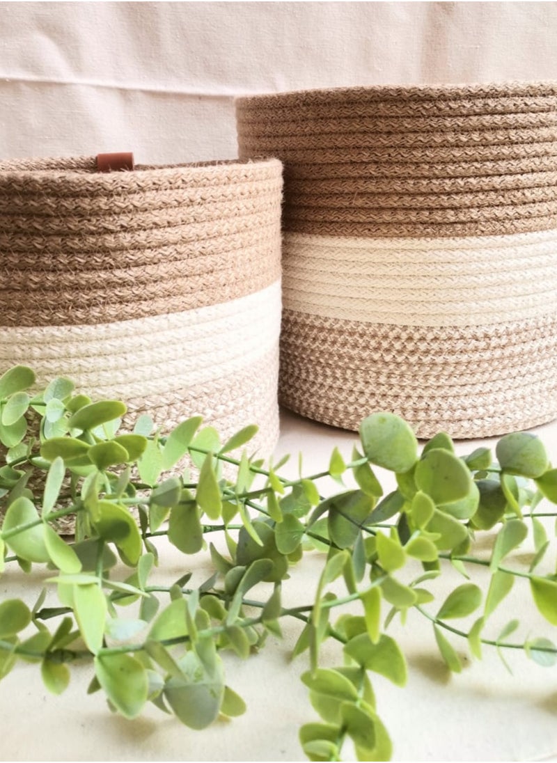 Generic Boho decor - jute & cotton plant pot 30 CM  - Image 3
