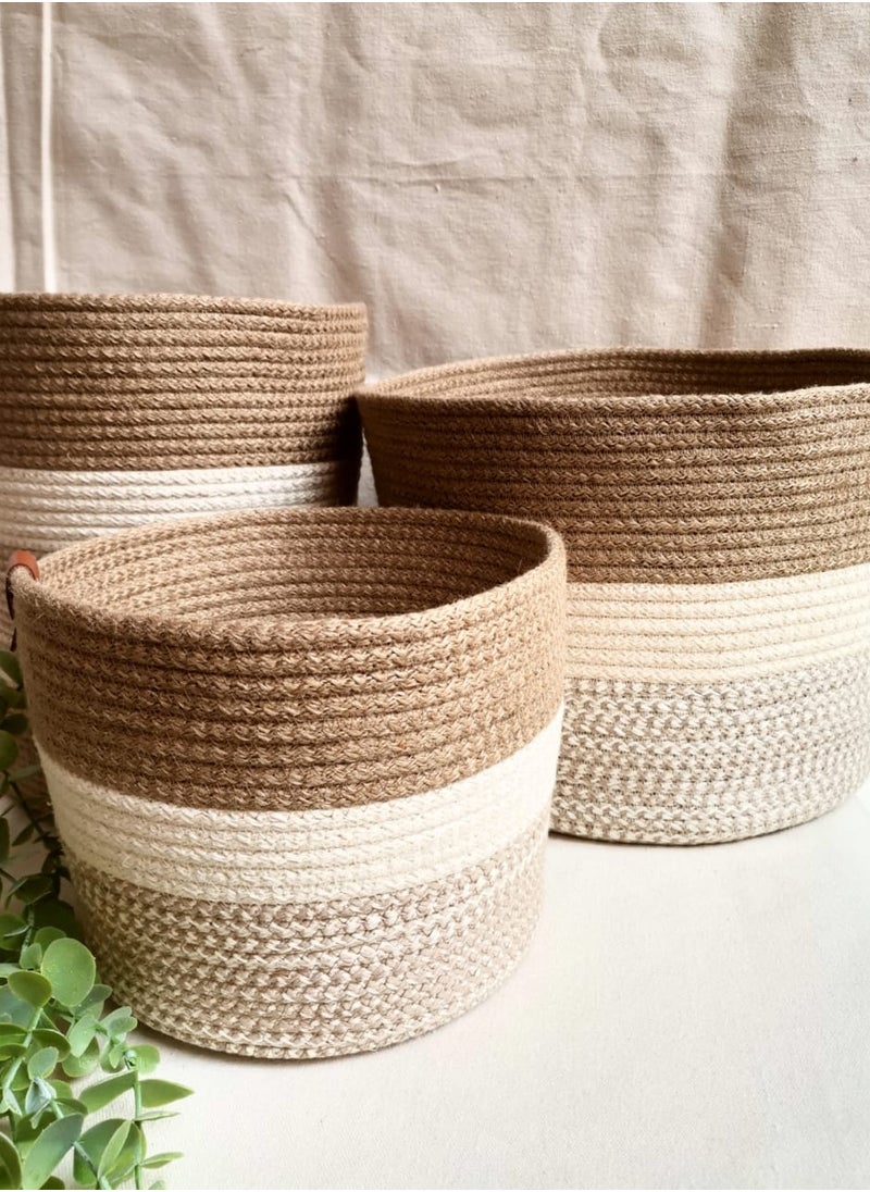 Generic Boho decor - jute & cotton plant pot 30 CM  - Image 5