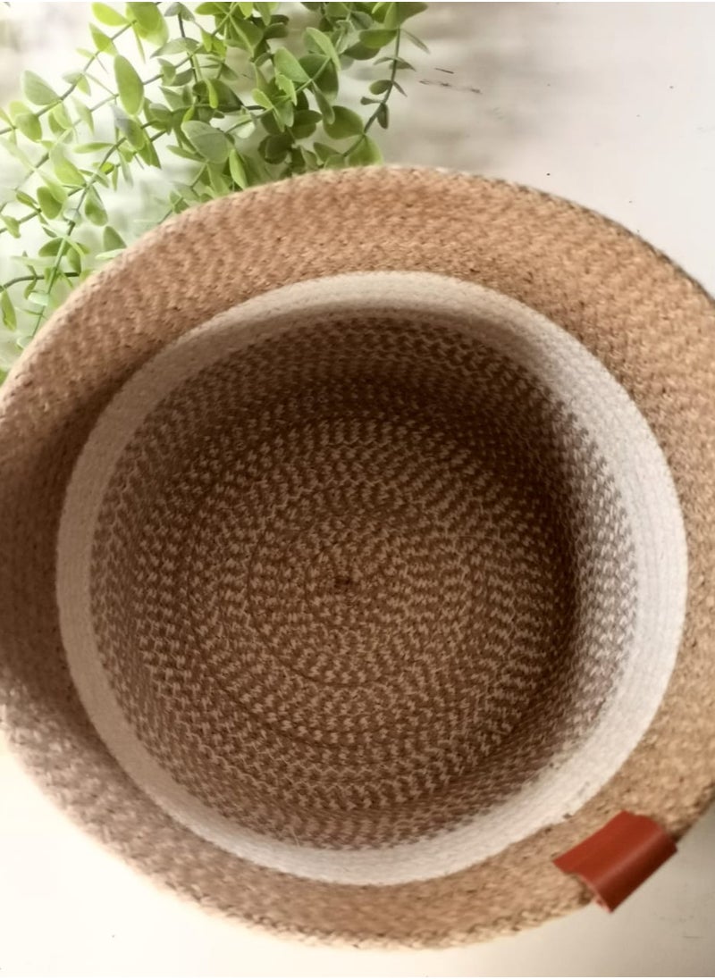 Generic Boho decor - jute & cotton plant pot 30 CM  - Image 4