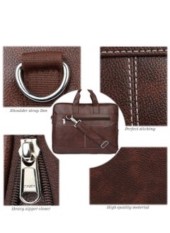 Bagneeds Men's Synthetic Leather Briefcase Best Laptop Messenger Bag Satchel for Men  - Image 4