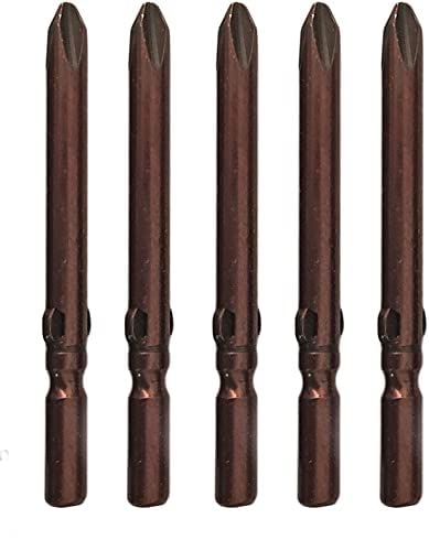 Inditrust Inditrust NEW Heavy Electric Screw driver Magnetic 5 bits Size 5x60x5 mm Screwdriver Bit Set  - Image 1