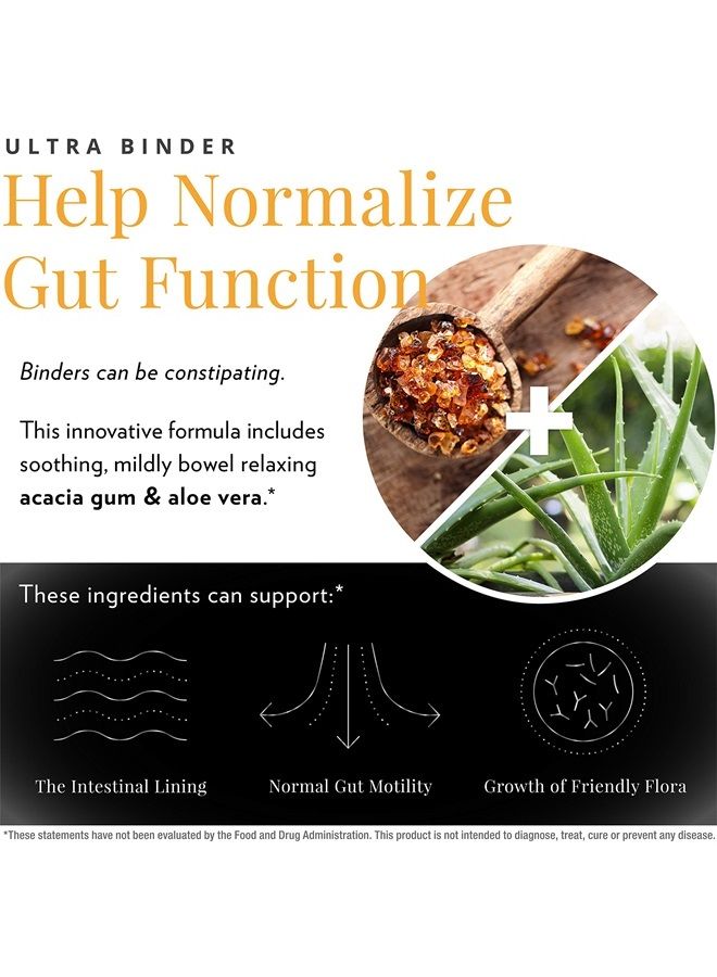 Quicksilver Scientific Ultra Binder - Multi Toxin Binder with Bentonite Clay Powder, Zeolite Detox & Charcoal - Supplement for Gut Support & The Body's Toxin Removal Process (120 Capsules) - Image 4