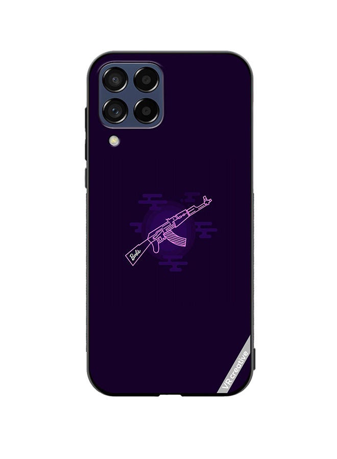 VR CREATIVE Protective Case Cover For Samsung Galaxy M53 Ak47 Minimal Design Multicolour - Image 1