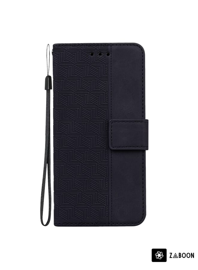 Zaboon Protective Case For Realme Q3S / Q3T / 9 SE / 9 5G Speed Geometric Embossed Leather - Image 2