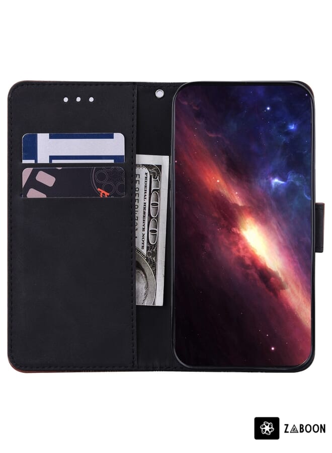 Zaboon Protective Case For Realme Q3S / Q3T / 9 SE / 9 5G Speed Geometric Embossed Leather - Image 4