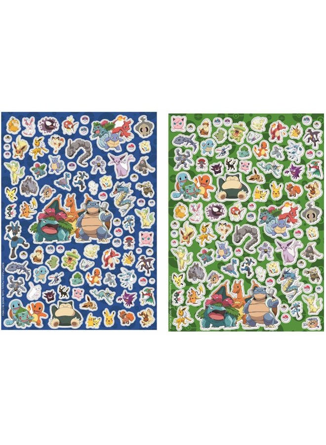Innovative Designs Pokemon Kids Coloring Art Set with Stickers and Stampers - Image 4