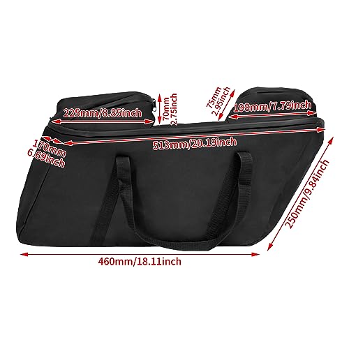 HDBUBALUS Saddlebag Liners Travel-Pak Hard Saddlebags Liner Fit for Harley Touring Road King Electra Street Glide Standard Ultra 1993-2024 - Image 5