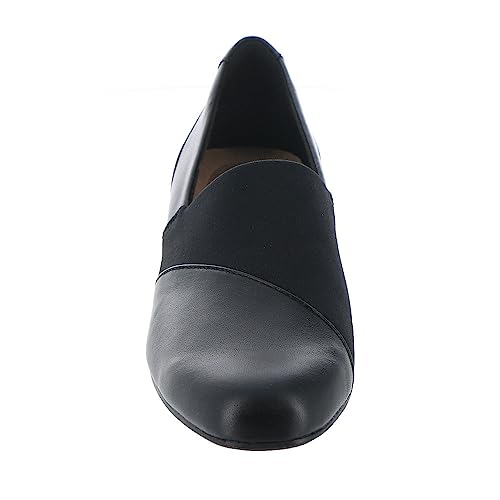 Clarks Black's Juliet Gem Loafer, Black Leather, 9.5 Medium US - Image 5