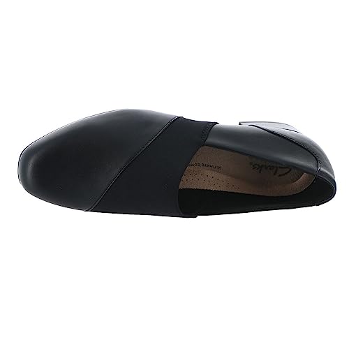 Clarks Black's Juliet Gem Loafer, Black Leather, 9.5 Medium US - Image 2