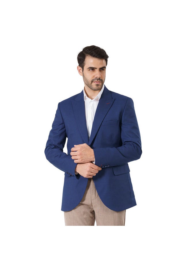clever - Men's classic indigo blazer - Image 1