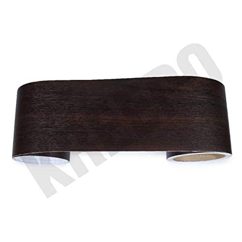 KREEPO Waterproof Waist Line Wall Sticker Self Adhesive Baseboard Wallpaper Border Roll Decals Home Decor Film (Size 4Inch x 10m) (Wood-7) - Image 3