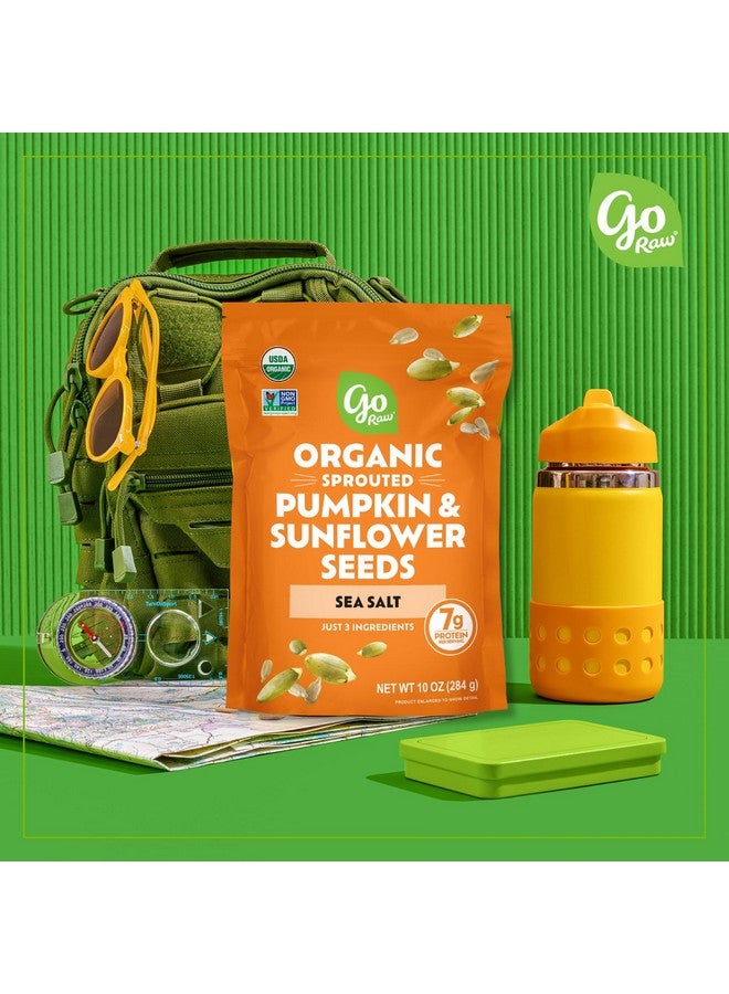 Go Raw Organic Sprouted Pumpkin & Sunflower Seeds, 10 oz, Sea Salted, Keto, Kosher, Superfood - Image 2