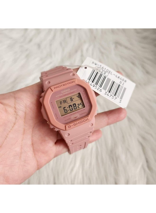 Casio G-SHOCK DW-5610SL-4A4DR Digital Watch, Shock Resistant, 200m Water Resistant, Backlight, Stopwatch, Countdown Timer, Alarm - Image 4