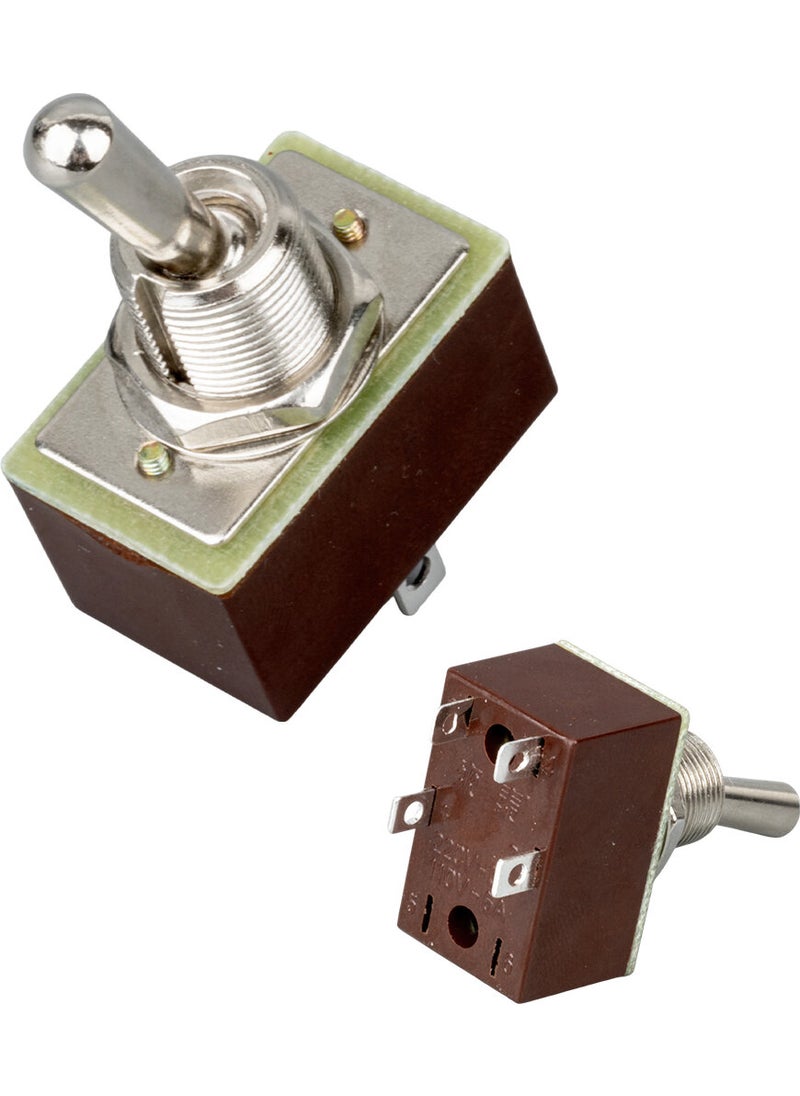 AYT - IC-151C On Off Ø12 mm 4p Toggle Switch Button On Off Button 2 Stage 49 mm - Image 1