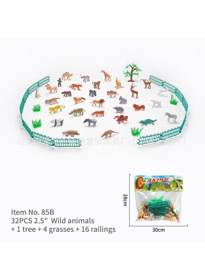ValeforToy Bagged 53 Special Set Of Wild Animals, Marine Insects, Farm Dinosaurs Set, Early Education Toys, Simulated Small Animals - Image 1