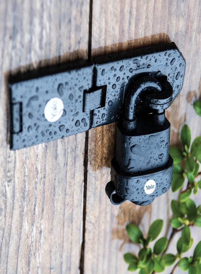 Yale 2-1/16" Wide high Security Weatherproof Laminated Padlock with 5/16" Shackle and 3 keyed Alike Keys for Outdoor gate, Fence, and Storage (3 Pack) - Image 2