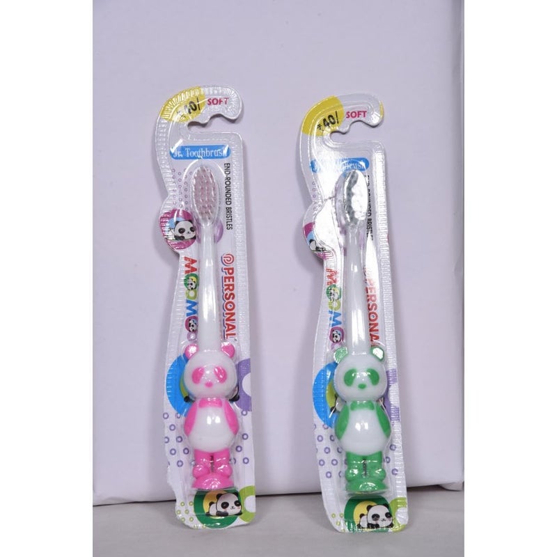 PERSONAL Moomoo Soft Reaches all the critical areas Manual Jr Toothbrush for Baby, 12 Pieces - Image 5