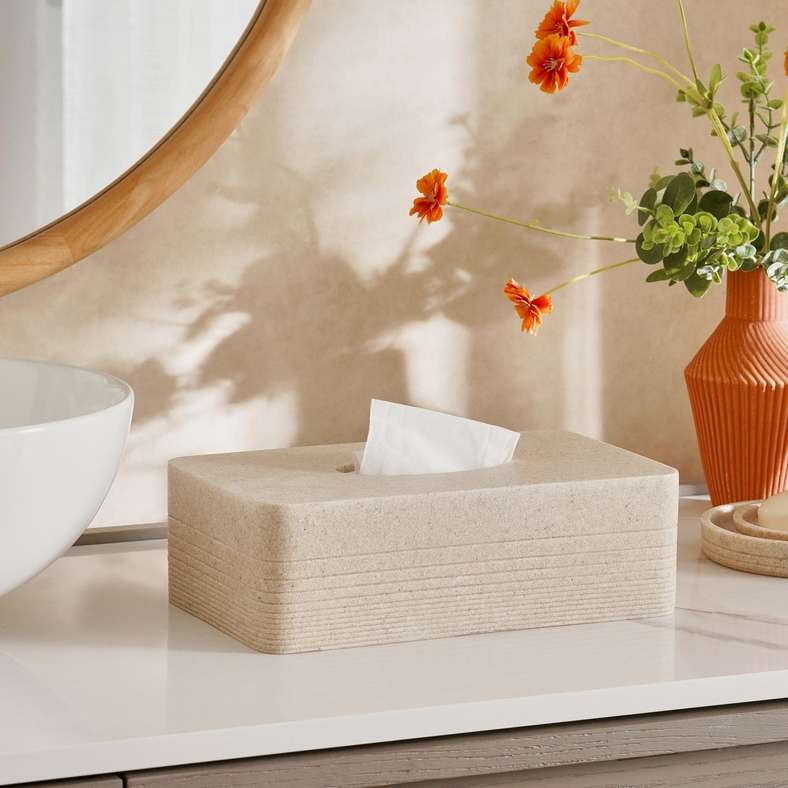Zenith Tissue Box 29x17.5x 9.3 cm - Beige