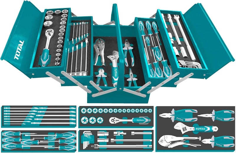 TOTAL 59 Pcs Tool Chest Set THTCS12591