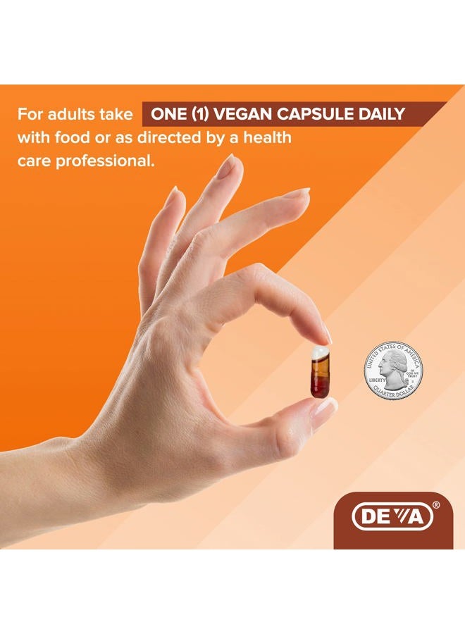 Deva Nutrition Nutrition Vegan Pumpkin Seed Oil 500 mg, Cold-Pressed & Unrefined - 90 Capsules, 1-Pack - Image 5